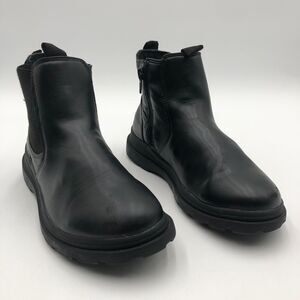 Zara Boots Women's Size US 5 EU 35 Chelsea Black Faux‎ Leather Casual